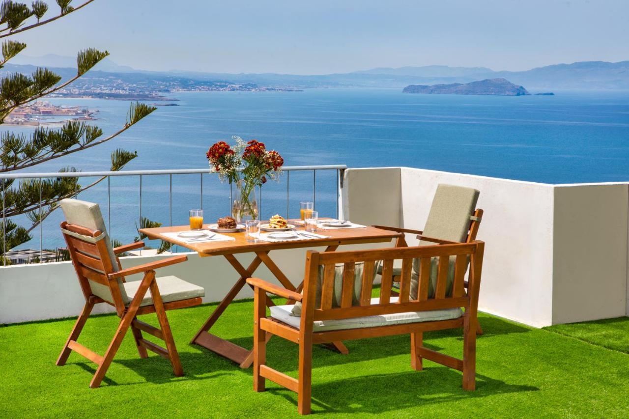 Sunset Home With Sea View 干尼亞 外观 照片
