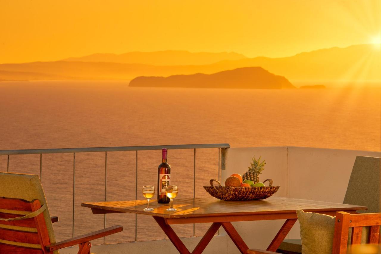 Sunset Home With Sea View 干尼亞 外观 照片